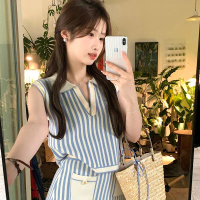 ชุดเซ็ต เสื้อครอปเกาหลี Y2K แนวหญิง เสื้อไหมพรม แนวสายฝอ Clothing Outfits Tshirt