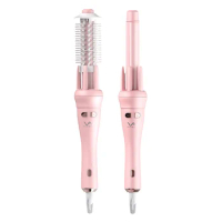 Vivid &amp; Vogue upgraded lady curling stick 50W pink hair curler automatic curling iron hair roller set(Genuine original VAV-208A)