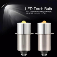 Mentol Pengganti LED P13.5S E10 BA9S 6500K Putih, lampu LED dinaik taraf DC 6V–24V untuk lampu suluh
