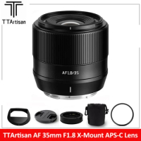 TTArtisan AF 35mm F1.8 for Sony E Fujifilm X Lens Large Aperture Prime APS-C Lens for Fujifilm Camera X-H2 X-H2S X-T4 X-T5 X-T20