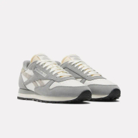 【REEBOK】休閒鞋 男鞋 女鞋 運動鞋 CLASSIC LEATHER 灰白 100201110