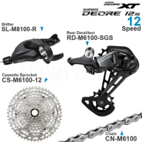 SHIMANO DEORE XT 12 speed Groupset include M8100 Shifter and M6100 Rear Derailleur Cassette Sprocket Chain Original Parts