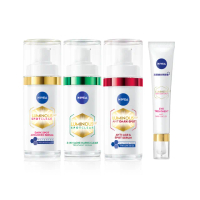 【NIVEA 妮維雅】新品上市★LUMINOUS 630淡斑煥白/煥膚精華30ml+淡斑煥白亮眼霜15ml(L630/抗老/抗痘印)