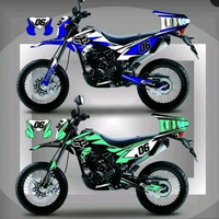 STRIPING/DECAL KLX VARIASI TIPE D-TRACKER varian 1 gambar yang atas