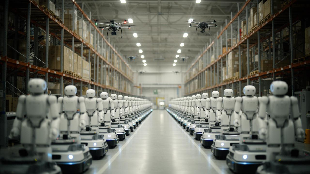2026-09-09 — جيه دي تكوم تطلق خطة الذكاء الاصطناعي المادي: 3 ملايين روبوت ومليون مركبة ذاتية القيادة للوجستيات