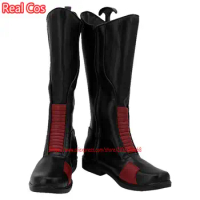 RealCos Movie Barry Cos Allen Cosplay Costume Outfits Fantasy Shoes Boots Halloween Suit Accessory For Adult Men Roleplay