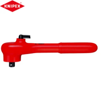 KNIPEX 98 31 Electrician Insulated Bidirectional Ratchet Wrench Adjustable Forward And Reverse Steering Simple Operation