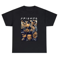 Bạn bè The Notorious Big Biggie Smalls Snoop Dogg Eminem Ice Cube Eazy E Dr. Dre Tupac 2Pac Áo thun 