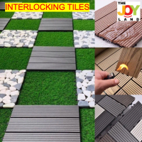 [SG THEJOYLAND] DIY Decking Tile Interlocking Wooden Deck Outdoor Flooring Wood Stone Interlock Wood
