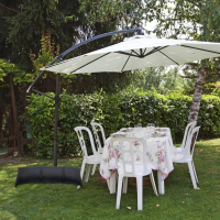 2PCS Sand Weight Bags for Securing Garden Umbrellas Poolside Furniture Anchors with Arch Shape Desig