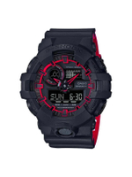 นาฬิกา G-Shock (57.5mm, ตัวเรือนสี Multi, สายสีดำ/แดง) รุ่น GA-700SE-1A4DR