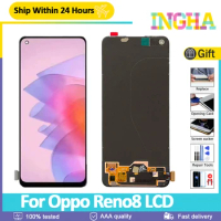 6.43'' Original AMOLED LCD For OPPO Reno8 CPH2359 lcd Display Screen Touch Panel Digitizer For OPPO Reno 8 lcd PGBM10 Display
