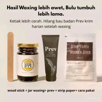 Cool Sugar Wax Kit Ketiak Tangan Dan Betis jar S sugar wax + free1stik+3pape