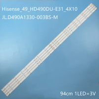 LED Backlight strip 10 lamp For 49'' TV Hisense_49_HD490DU-E31_4X10 LED49EC520UA LED49EC620UA 49K300U screen HD490DU-E31