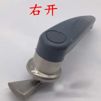 right oven handle or industrial steam rice cooker handle with sector shape lock tongue