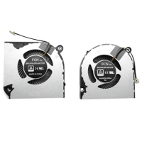 Laptop CPU+GPU Silver Cooling Fan Plastic Cooling Fan For Acer Nitro 5 AN515-43 AN515-54 AN517-51 Nitro 7 AN715-51