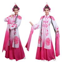 National Beijing Opera Chinese Classical Stage Wear Hanfu Princess Dress Ancient Fairy Cosplay Woman Long Sleeves Dance Costume