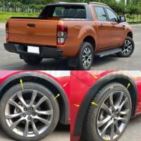 Fender Flares For Ford Ranger 2018 Wildtrak Accessories Mudguards For Ford Ranger 2016 2017 Parts
