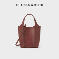 CHARLES&amp;KEITH24 new CK2-51220011 Soft hand crossbody bucket bag for women