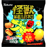 (即期良品)東鳩Tohato 怪獸暴君 檸檬風味餅乾 58g