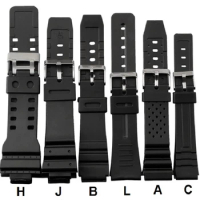 For Casio Electronic Sport Watch Strap 16mm 18mm 20mm 22mm Rubber Watchband for Casio G Shock Watch Silicone Wristband
