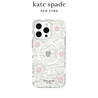 【kate spade】iPhone 15 Pro Max MagSafe 精品手機殼 經典蜀葵
