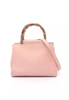 Gucci 二奢 Pre-loved Gucci Nym Fair Bamboo Handbag leather Light pink 2WAY