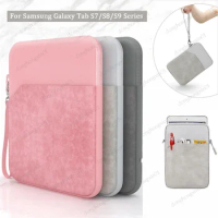Laptop Line Sleeve Bag For Samsung Galaxy Tab S9 Plus S9+ S9 11 inch S8 Plus S7 FE S6 Lite Inner Case With Hand Strap