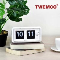 TWEMCO QT-30 翻頁鐘 桌放 壁掛兩用(共9色)