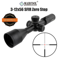 Marcool New 3-12X56 SFP IR Scope Zero Stop Function Riflescope for Hunting Tactical Optics Sight for Airsoft Fits for .223 .308