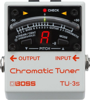 全新 BOSS TU-3S Chromatic Tuner 吉他 Bass 調音器 效果器 TU3S【唐尼樂器】