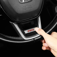 Khóa Trang Trí Vô Lăng Ô Tô, Logo Sửa Đổi RS TR MUGEN, Dành Cho Honda CRV 6Th, CIVIC Accord 11Th, ZR