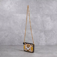 MOSCHINO Tas MOSCHINO BEAR CHAIN GOLD CHAIN SHOULDER BAG 100% ORIGINAL