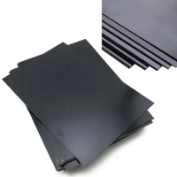 1Pc Black Durable ABS Styrene Plastic Flat Sheet Plate 1mm x 200mm x 300mm