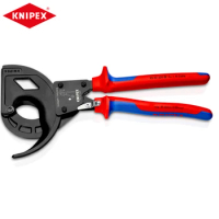 KNIPEX 95 32 320 New Ratchet Cable Shears Designed With A Compact Structure Lightweight And Easy To Operate Convenient And Fast