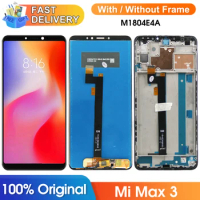 6.9'' Display Screen for Xiaomi Mi Max 3 M1804E4A Lcd Display Touch Screen Digitizer with Frame for Mi Max 3 Max3 Replacement