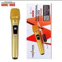 Microphone Wireless Advance 103 Mic Karaoke Wireless Single Tanpa Kabel