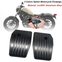 CMX500 300 Footrest For Honda REBEL 500 REBEL 300 2017 2018 2019 2020 2021 Motorcycle Billet Wide Foot Pegs Pedals Rest Footpegs