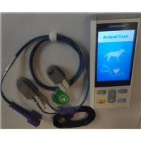 Veterinary use pulse oximeter Blood Oxygen testing monitor,Vet use pulse oximeter for pet clinic with spo2+temperature