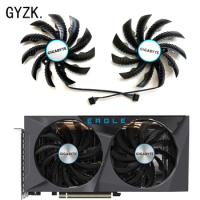New For GIGABYTE GeForce RTX3050 3060 3060ti EAGLE OC Graphics Card Replacement Fan PLD10010S12H