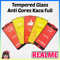 Tempered Glass Kaca FULL for Realme C1 C2 C3 2 3 5 5i 5s 6 6i 7 7i 8i 8 4G 5G 9i 9 Pro Plus 10 C11 C