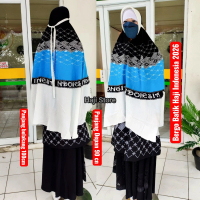 Bergo Batik Haji Indonesia Terbaru ukuran Jumbo Muslim Syari