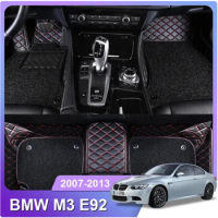 Custom Fit Car Floor Mat for BMW M3 E92 2007-2013 Accessories Interior Rug Thick Carpet Customize for Left and Right Drive