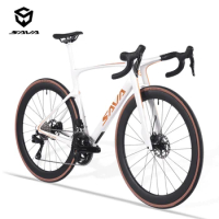 SAVA New Dream Maker Full Carbon Bike with SHIMAN0 Di2 8170 24S Hydraulic Disc Brakes Aerodynamic Design Race Class Road Bike