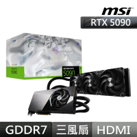 MSI 微星 組合★GeForce RTX 5090 32G SUPRIM LIQUID SOC 顯示卡+B650+A850G+A13 360+Mesh