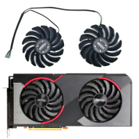 2Pcs 95MM RX5700 5600 GPU Video Card Cooling Fan PLD10010S12HH 12V 4Pin Cooler Fan For MSI RX 5700 5600 XT GAMING Graphics Card