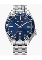 Citizen Citizen Eco-Drive Blue Dial Silver Stainless Steel Strap Men Watch AW1770-53L