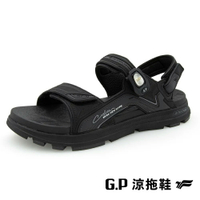 G.P(男)G-tech Foam舒適高彈涼鞋 男鞋-黑色