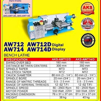Mesin Bubut Mini Lathe Metal Working / Bench Lathe 550W MURAH - AKS-AW714 | AKS-AW714D.. AW714