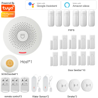 Tuya Smart Home Security Alarm System Hub Kit ,Host with sound function, support Google and Alexa Sm